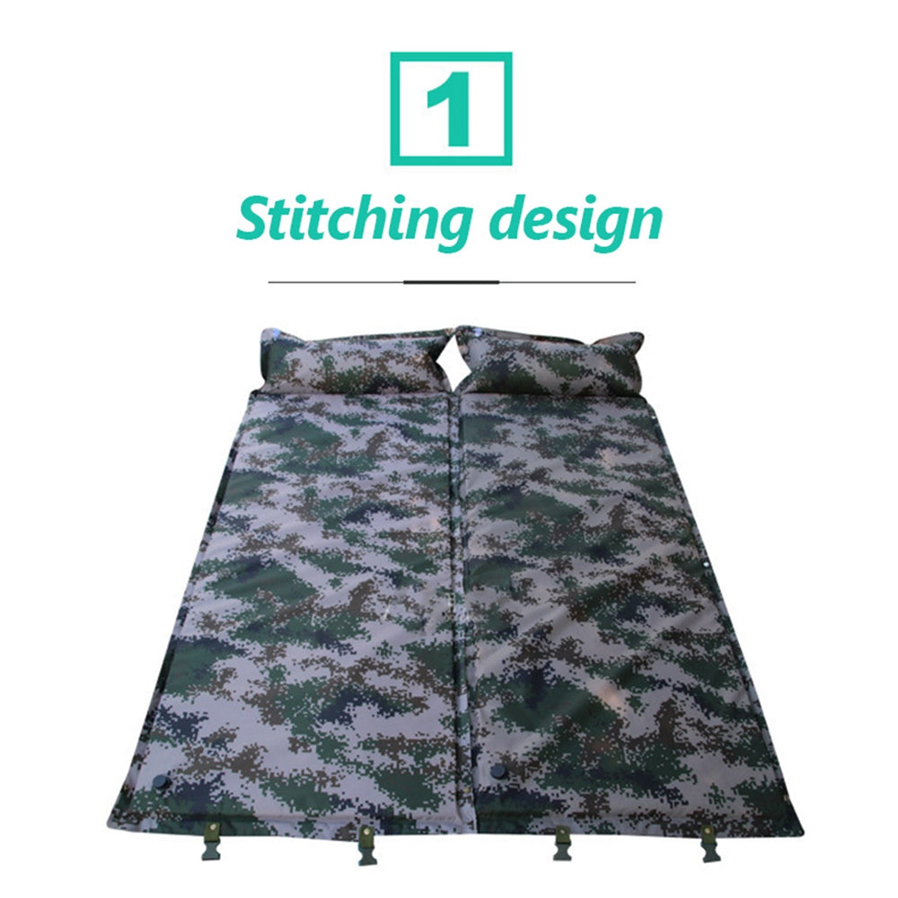 cqd1001 190x70x4cm Camping Sleeping Pad Extra Thick Pillow Ultralight Waterproof Sleeping Mat with Carrying Bag