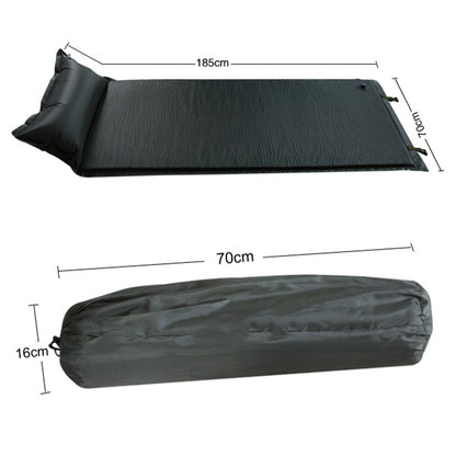 cqdjl001 Camping Sleeping Pad Auto Inflatable Sleeping Mat with Pillow Built-in Pump for Backpacking, Hiking, Tent, Traveling