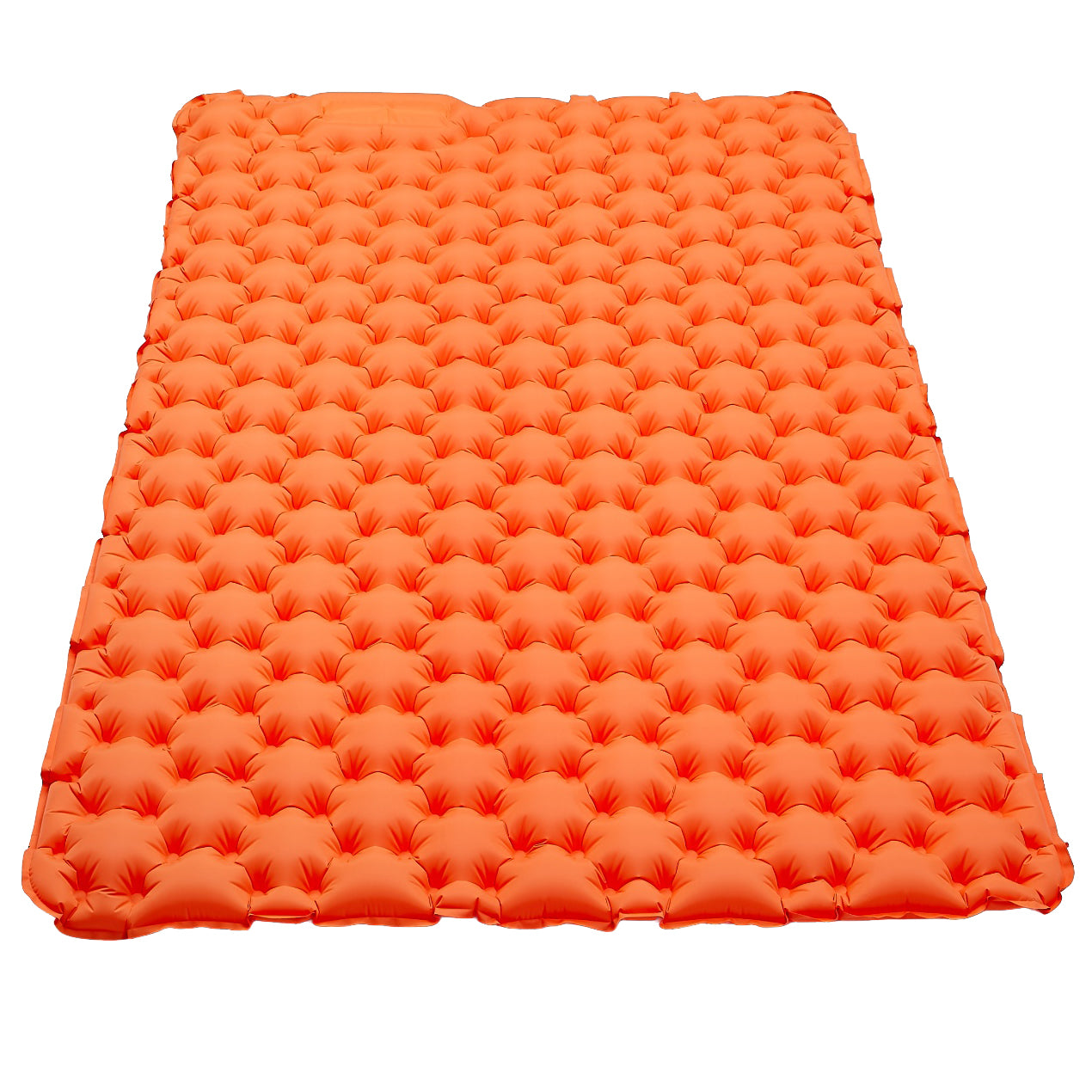 2 Person Outdoor Camping Mat Portable Foot Stepping Inflation Air Mattress Waterproof Backpacking Sleeping Pad (No Pillow)