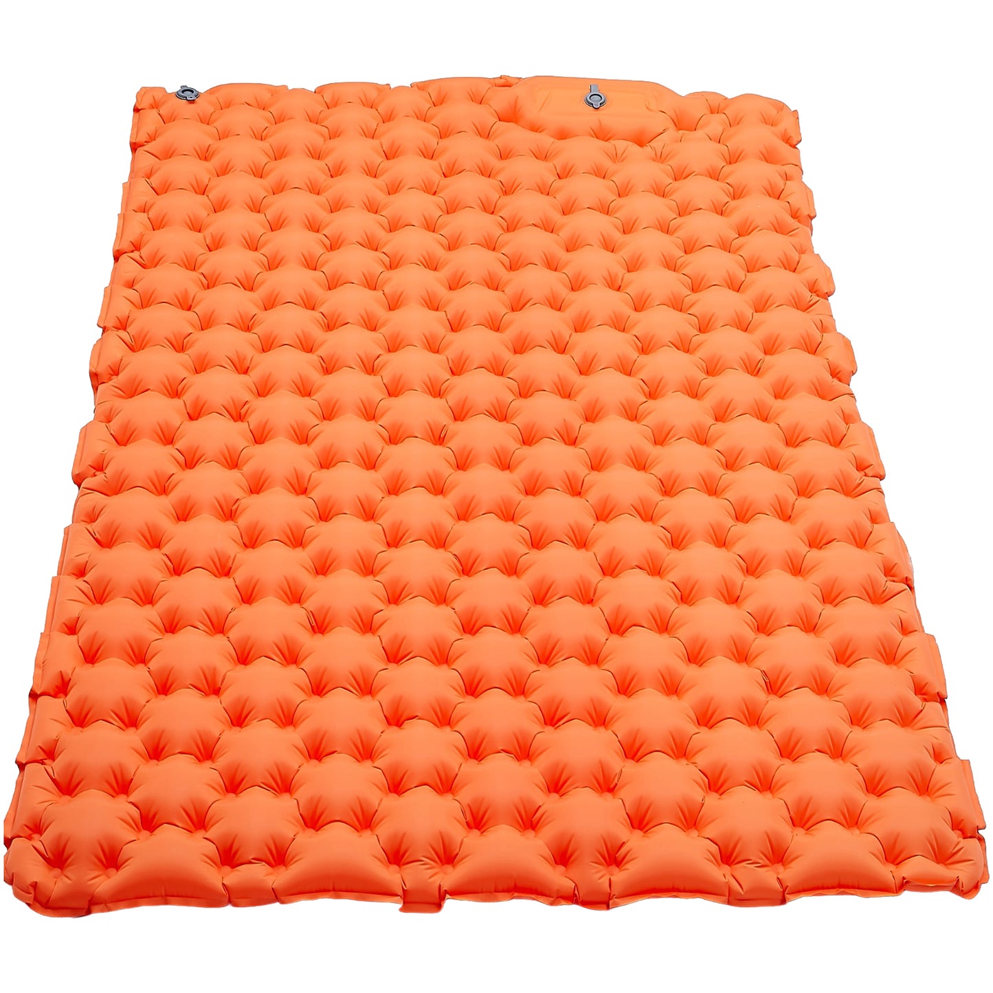 2 Person Outdoor Camping Mat Portable Foot Stepping Inflation Air Mattress Waterproof Backpacking Sleeping Pad (No Pillow)