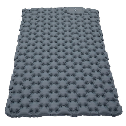 2 Person Outdoor Camping Mat Portable Foot Stepping Inflation Air Mattress Waterproof Backpacking Sleeping Pad (No Pillow)