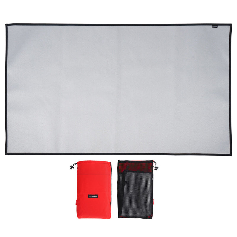 CLS Fireproof Cloth Heat Insulation Pad High-Temperature Resistant Mat for Camping Picnic Barbecue, Size L, 105x60cm