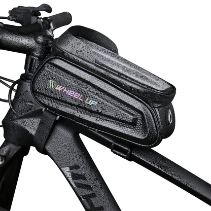 WHEEL UP 050 Reflective Safe Cycling Bag Waterproof Saddle Bag Touch Screen 7.0" Phone Case