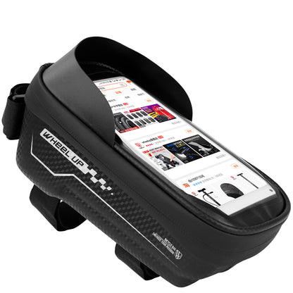 WHEEL UP Cycling Bag Waterproof Saddle Bag Touch Screen 6.5" Phone Case Front Bicycle Bag