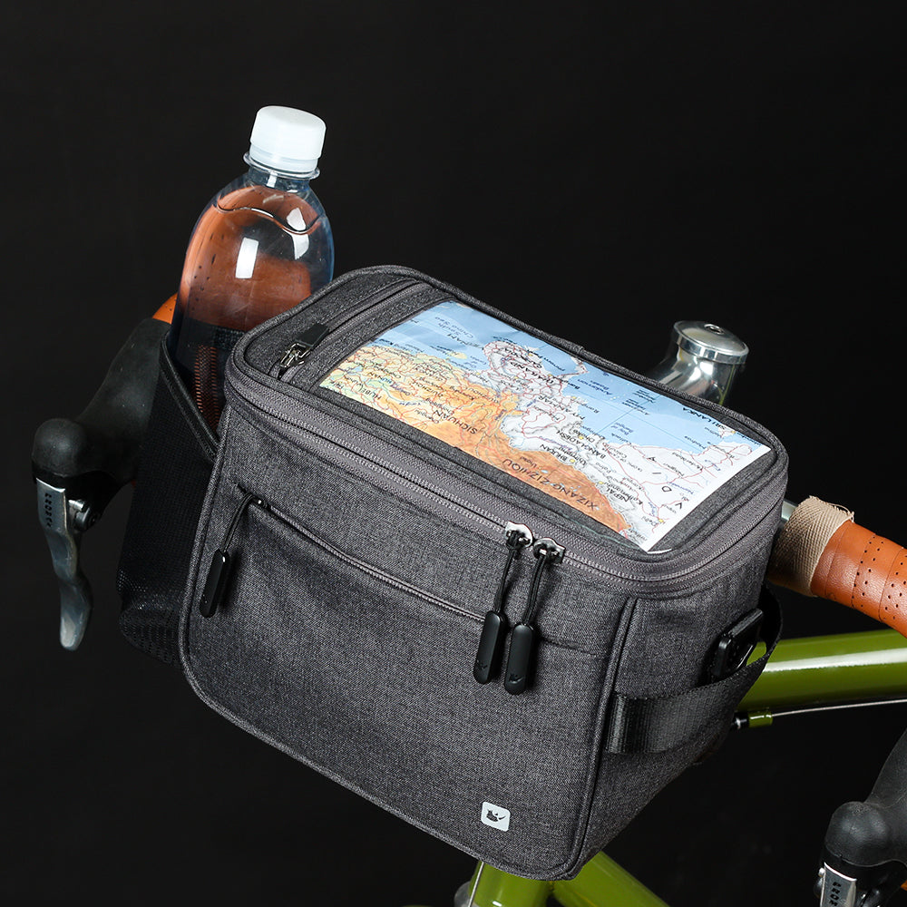 RHINOWALK Bike Handlebar Bag Waterproof Bicycle Front Bag Camera Bag Handbag with Touch Screen