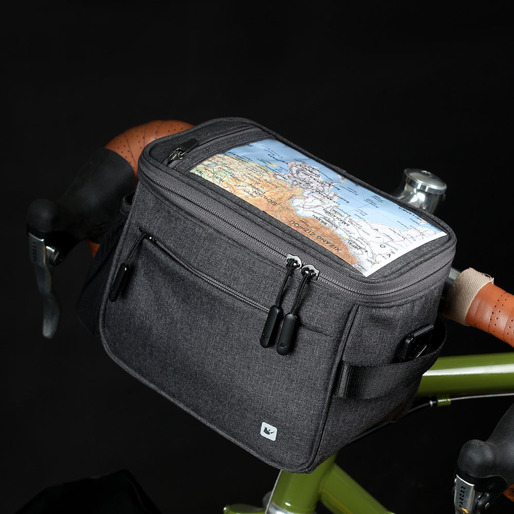 RHINOWALK Bike Handlebar Bag Waterproof Bicycle Front Bag Camera Bag Handbag with Touch Screen