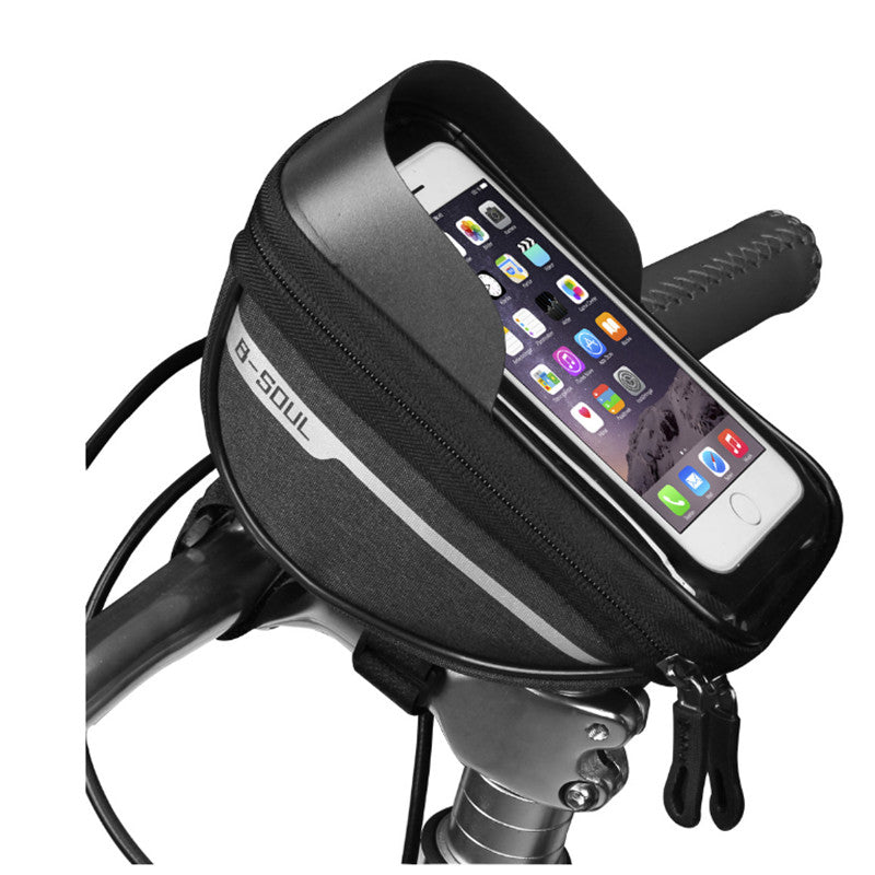 B-SOUL Anti-splash Touch Screen Mobile Phone Bag Bicycle Front Bag