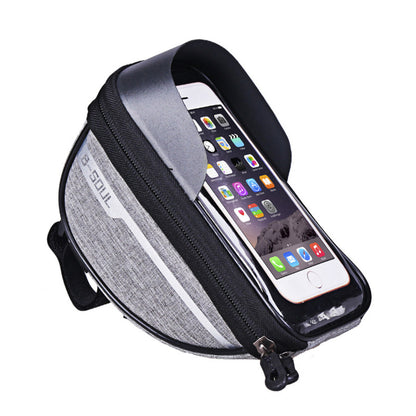 B-SOUL Anti-splash Touch Screen Mobile Phone Bag Bicycle Front Bag