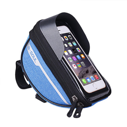 B-SOUL Anti-splash Touch Screen Mobile Phone Bag Bicycle Front Bag