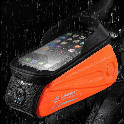 WEST BIKING YP0707252 Waterproof Bicycle Bag 7.0inch Touch Screen Phone Bag MTB Road Bike Front Frame Bag