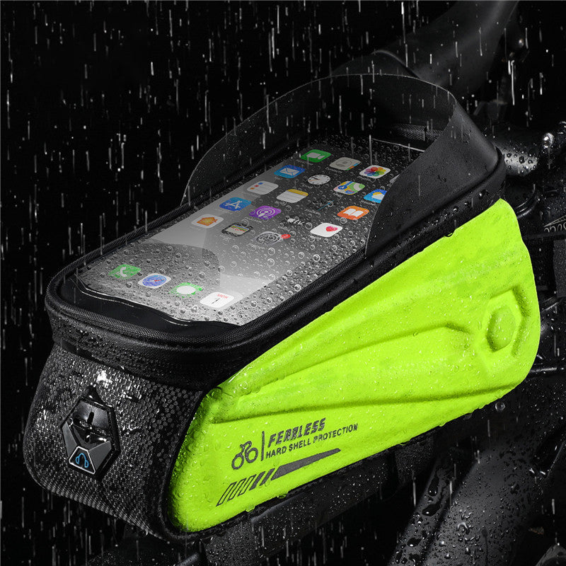 WEST BIKING YP0707252 Waterproof Bicycle Bag 7.0inch Touch Screen Phone Bag MTB Road Bike Front Frame Bag