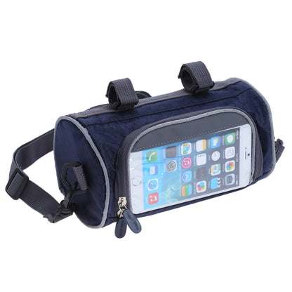 Electric Scooter Bike Handlebar Touch Screen Mobile Phone Pocket Waterproof Front Storage Bag