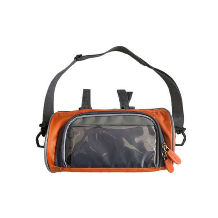 Electric Scooter Bike Handlebar Touch Screen Mobile Phone Pocket Waterproof Front Storage Bag