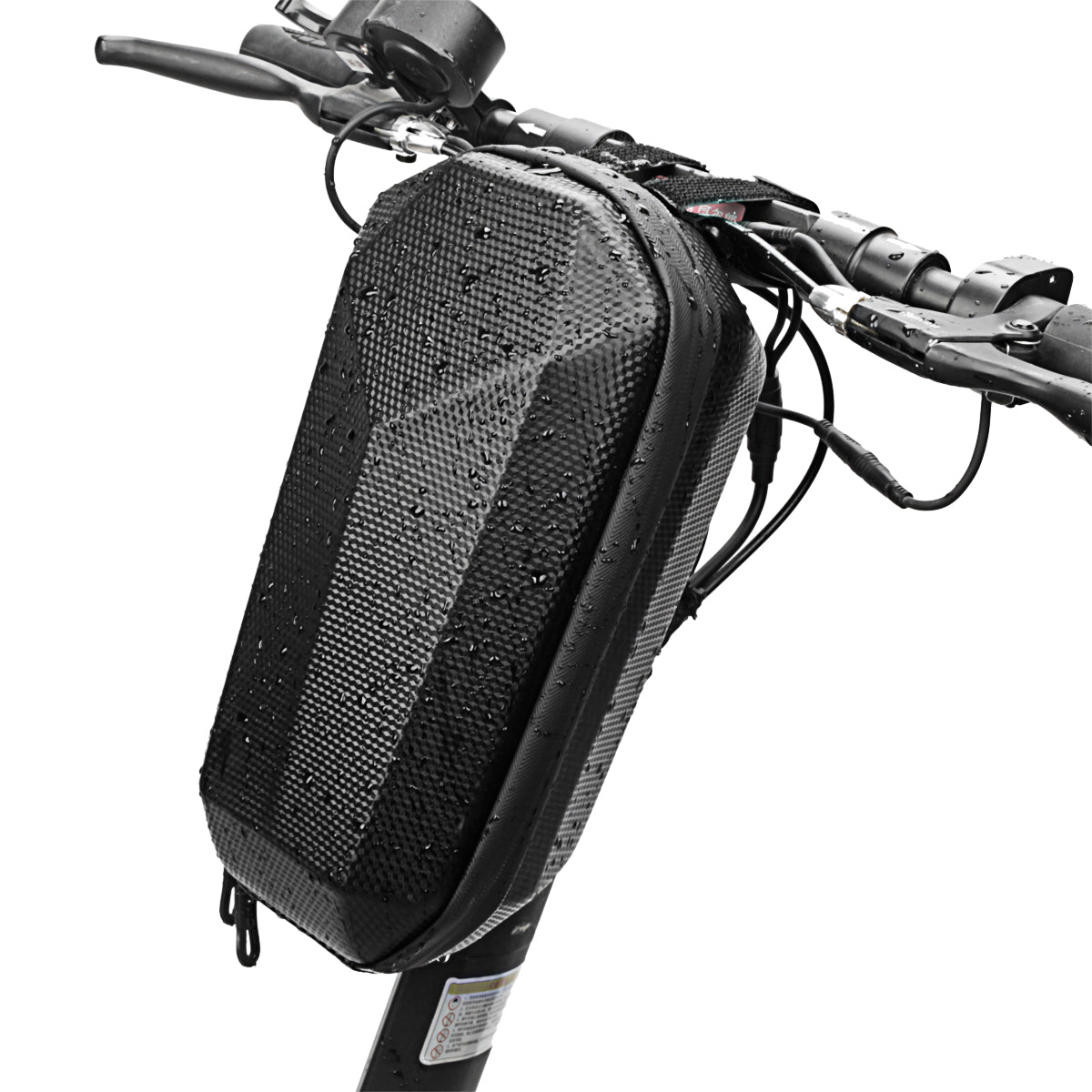 2L Waterproof EVA Hard Shell Bag Electric Scooter Bike Handlebar Front Hanging Storage Bag