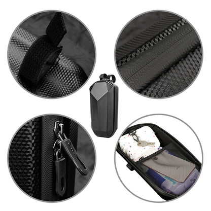 2L Waterproof EVA Hard Shell Bag Electric Scooter Bike Handlebar Front Hanging Storage Bag