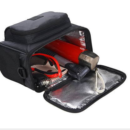 5L PVC Bike Waterproof Storage Bag Touch Screen Phone Pocket Insulation Bicycle Handlebar Front Bag