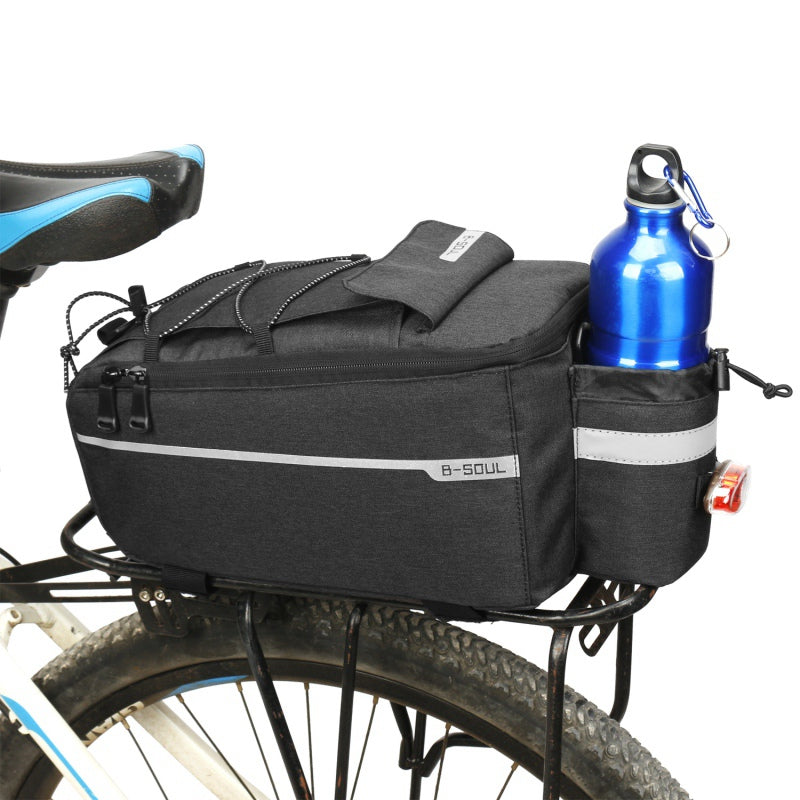 B-SOUL 10L Bicycle MTB Bike Waterproof Insulation Bag Rear Rack Tail Pannier Pack Cycling Bottle Holder Storage Bag