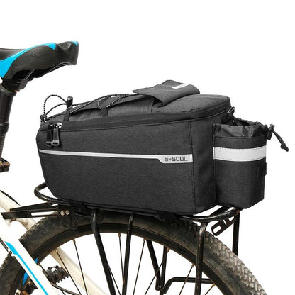 B-SOUL 10L Bicycle MTB Bike Waterproof Insulation Bag Rear Rack Tail Pannier Pack Cycling Bottle Holder Storage Bag