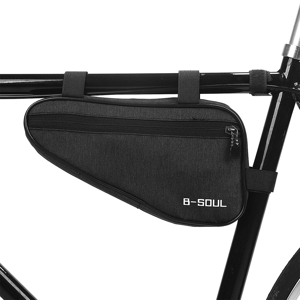 B-SOUL 1.5L Bike Storage Bag Handlebar Bag Triangle Saddle Frame Pouch for Cycling