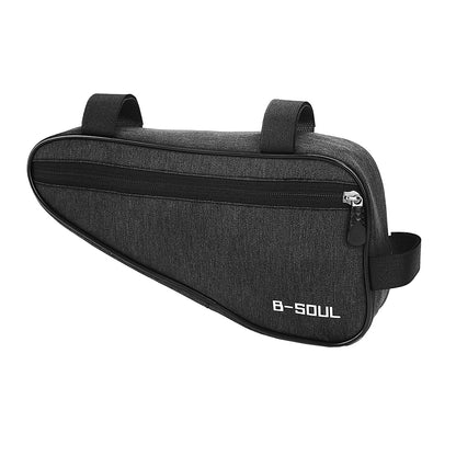 B-SOUL 1.5L Bike Storage Bag Handlebar Bag Triangle Saddle Frame Pouch for Cycling