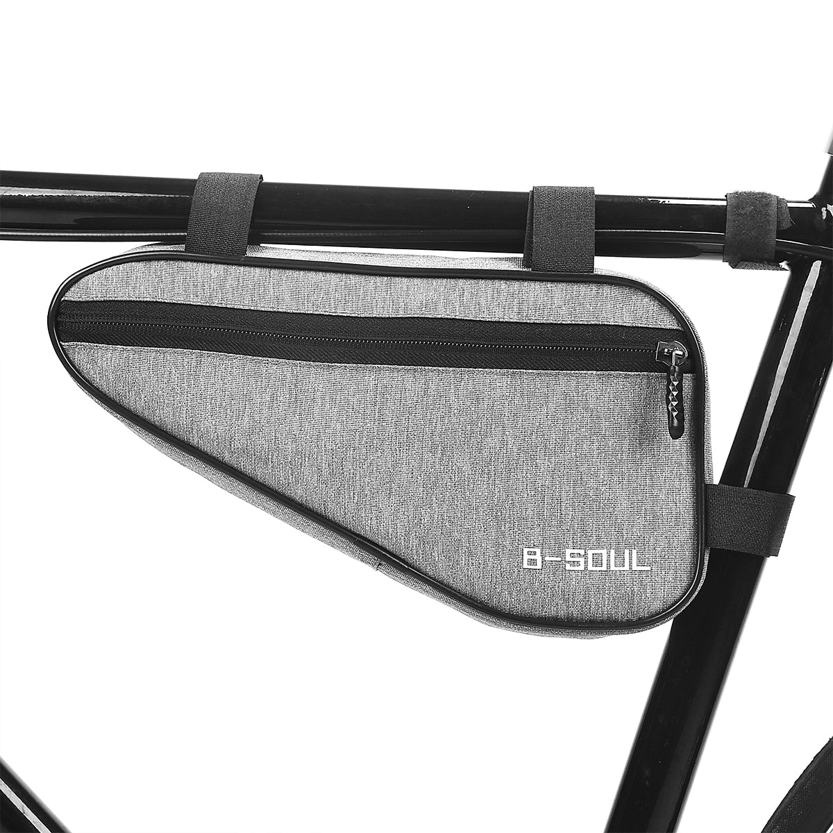 B-SOUL 1.5L Bike Storage Bag Handlebar Bag Triangle Saddle Frame Pouch for Cycling