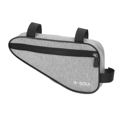 B-SOUL 1.5L Bike Storage Bag Handlebar Bag Triangle Saddle Frame Pouch for Cycling