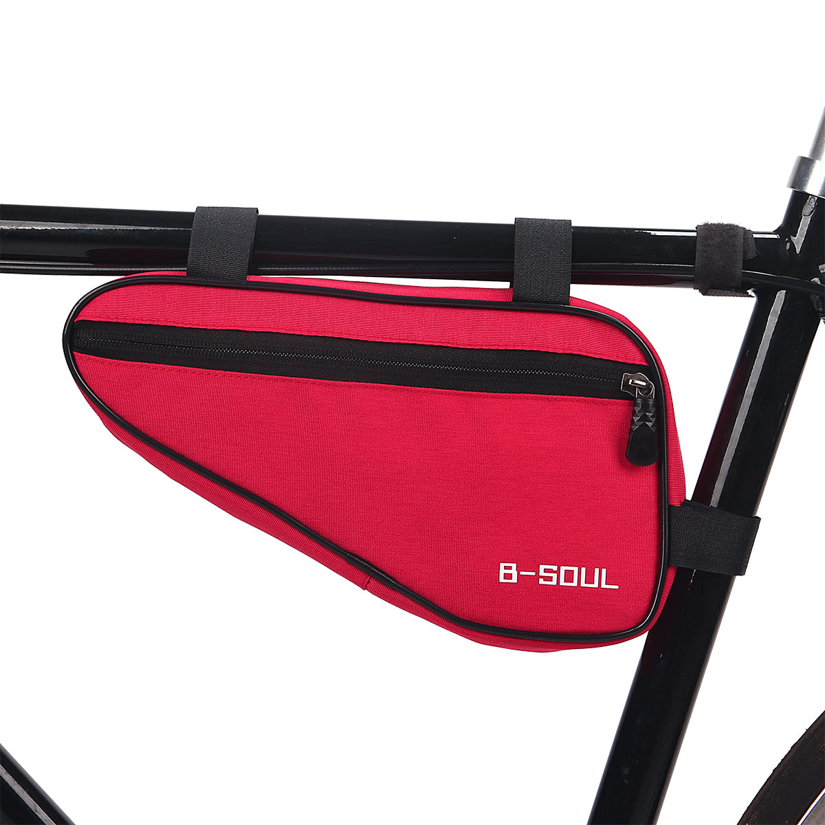 B-SOUL 1.5L Bike Storage Bag Handlebar Bag Triangle Saddle Frame Pouch for Cycling