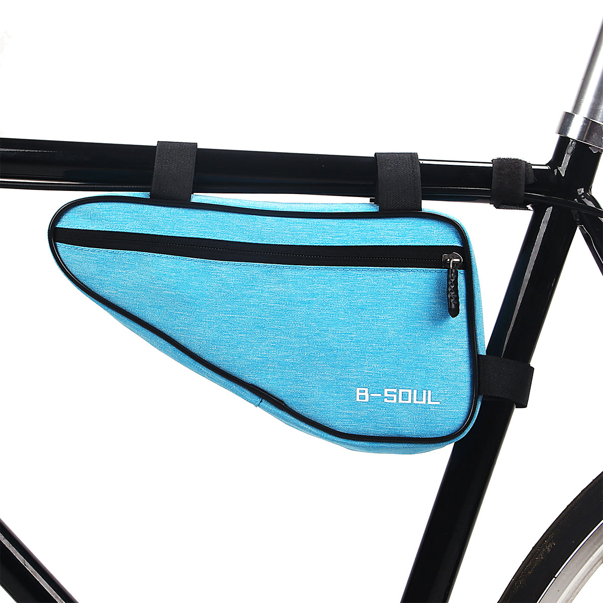 B-SOUL 1.5L Bike Storage Bag Handlebar Bag Triangle Saddle Frame Pouch for Cycling