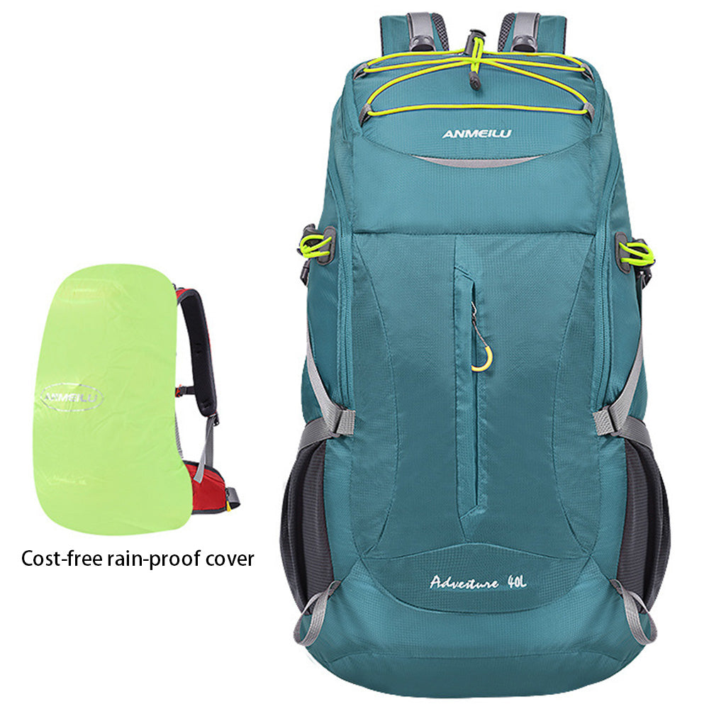 ANMEILU 1040 Waterproof 40L Outdoor Camping Hiking Backpack Breathable Rucksack with Survival Whistle