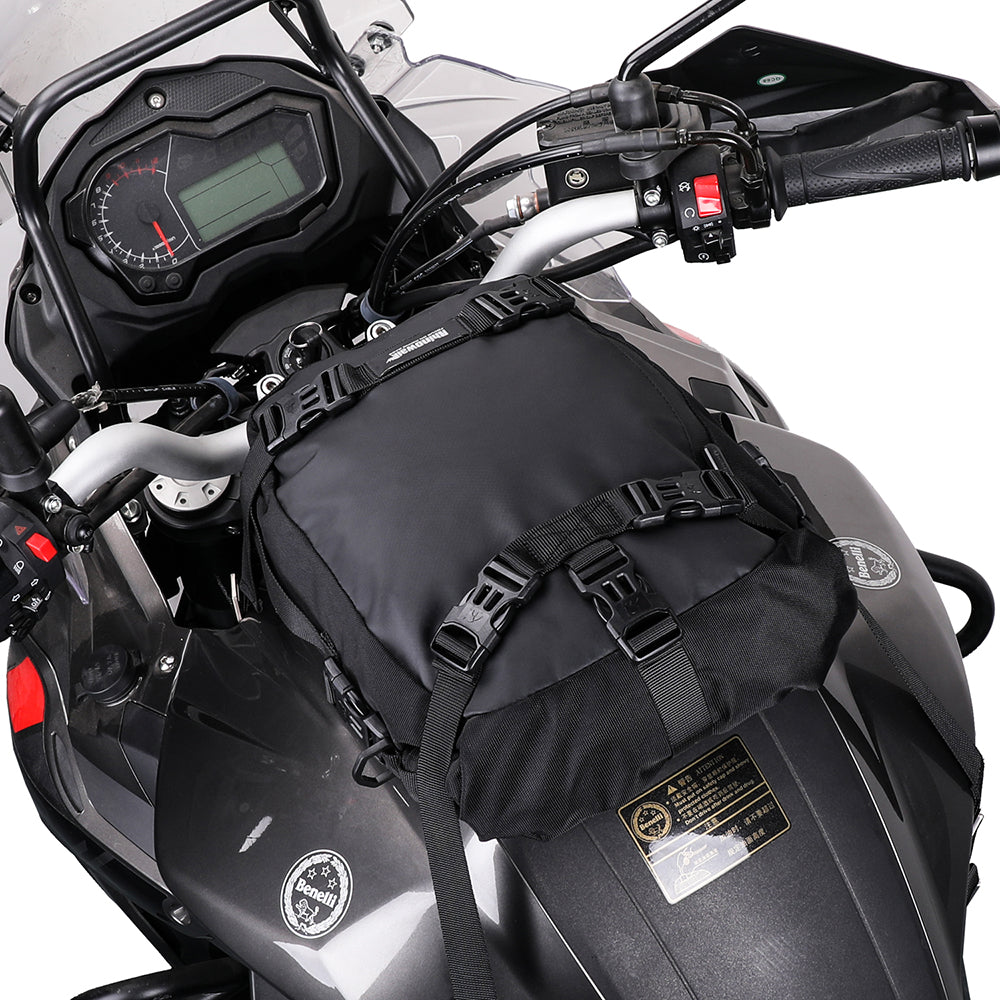 RHINOWALK MT216 10L Motorcycle Backseat Tank Bag Multifunctional Motorbike Rear Seat Side Bag Cycling Accessories