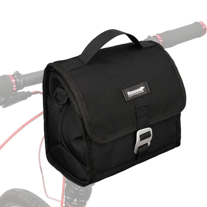 RHINOWALK RK9106 Bike Handlebar Bag Front Frame Bag Cycling Multifunction Shoulder Bag Saddle Bag Handbag with Detachable Shoulder Strap