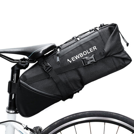 NEWBOLER BAG026 10L Bicycle Seat Bag Waterproof Large Capacity Mountain Bike Saddle Bag Cycling Equipment