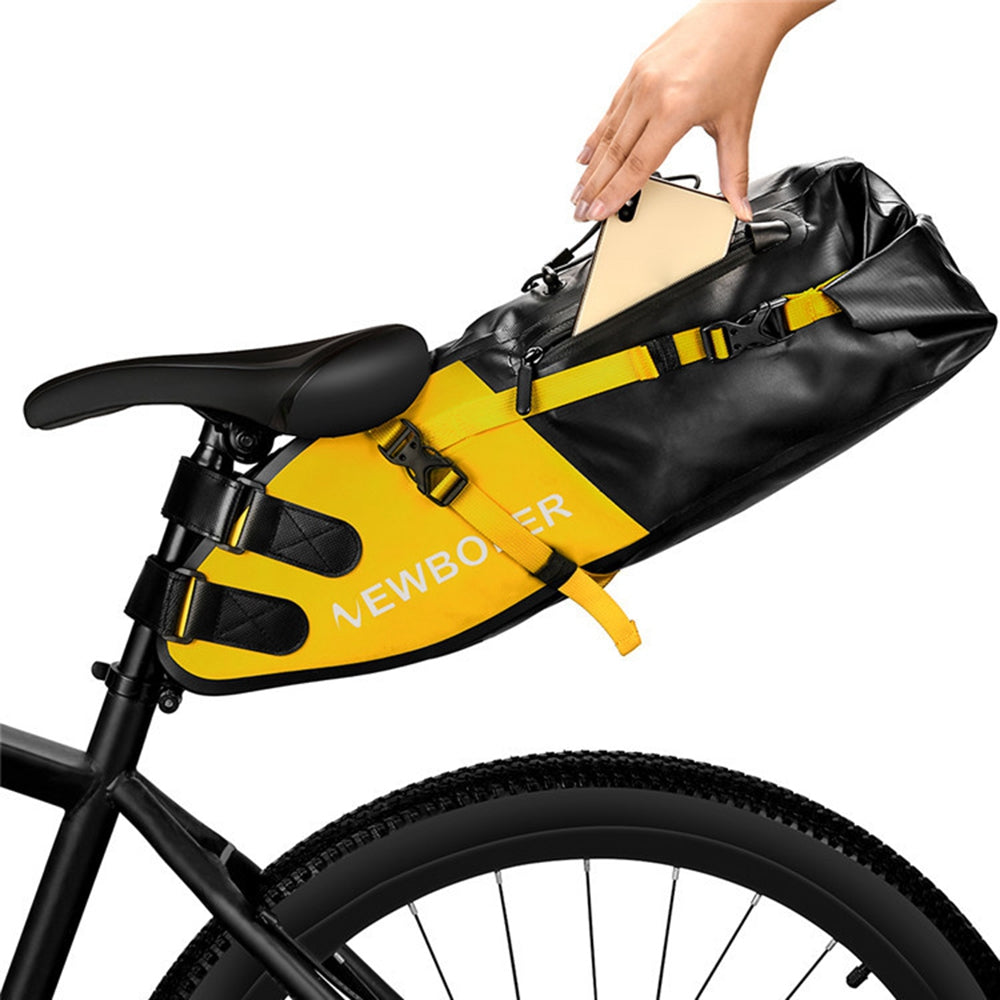 NEWBOLER PAC040 13L Bicycle Water Resistant Bike Saddle Bag Seat Bag Cycling Bag