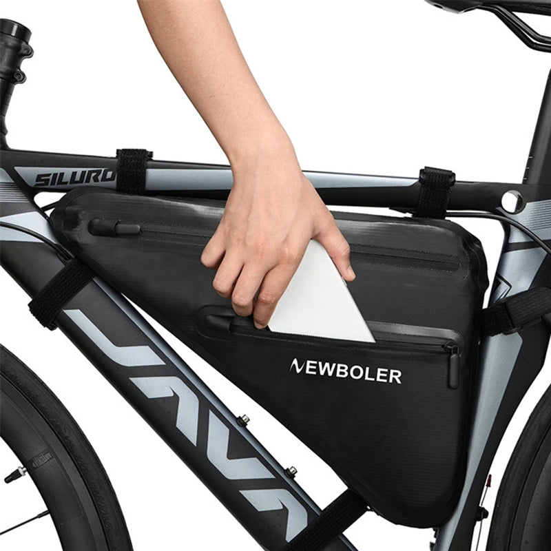 NEWBOLER BAG209 10L Bicycle Triangle Bag Bike Frame Front Tube Bag Waterproof Cycling Bag