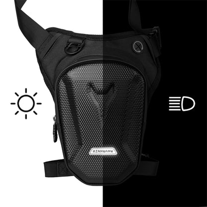 RZAHUAHU Hard Shell Waterproof Motorcycle Riding Cycling Leg Bag Phone Tools Storage Messenger Bag