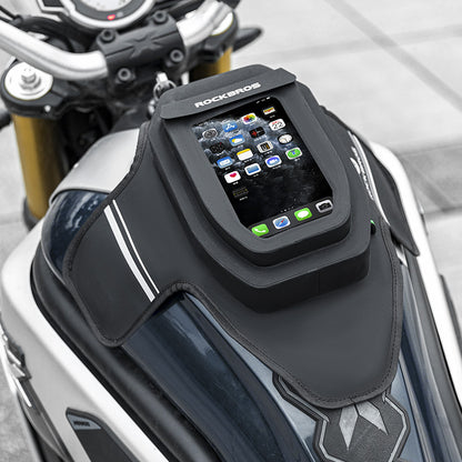 ROCKBROS AS-088 Motorcycle Fuel Tank Bag Magnetic Waterproof Touch Screen Phone Holder Storage Bag