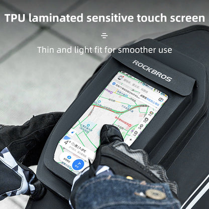 ROCKBROS AS-088 Motorcycle Fuel Tank Bag Magnetic Waterproof Touch Screen Phone Holder Storage Bag