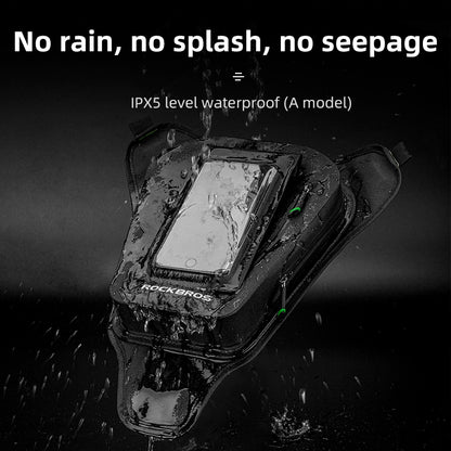 ROCKBROS AS-089 Motorcycle Fuel Tank Magnetic Bag Waterproof Touch Screen Phone Pouch Storage Bag