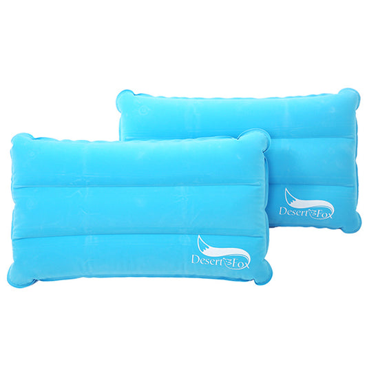 DESERT&FOX Outdoor Ultralight Camping Pillow Inflatable Backpacking Beach Inflating Pillow Ergonomic Design for Afternoon Nap