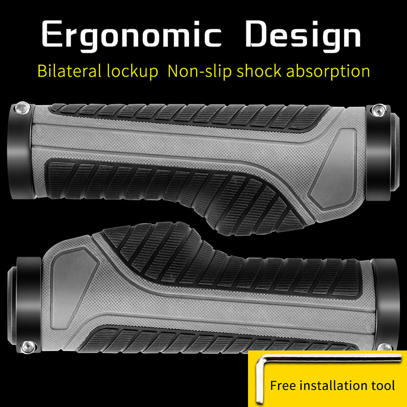 WEST BIKING Bike Handlebar Grips Lock-on Bicycle Grips Handle Bar End Holding Locking Grips