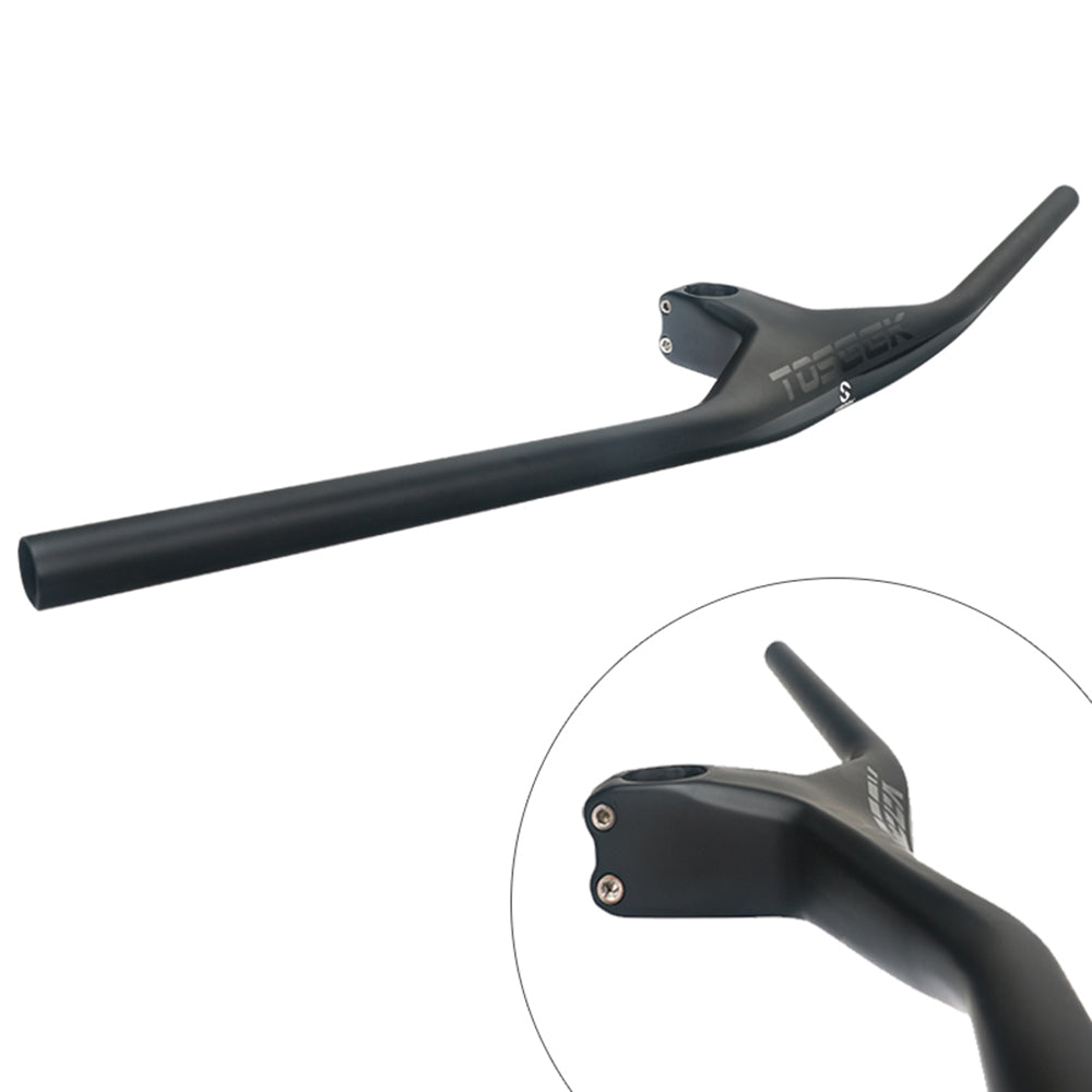 TOSEEK Strong Hardness Full Carbon Fiber One-Piece Handlebar (70*780mm)