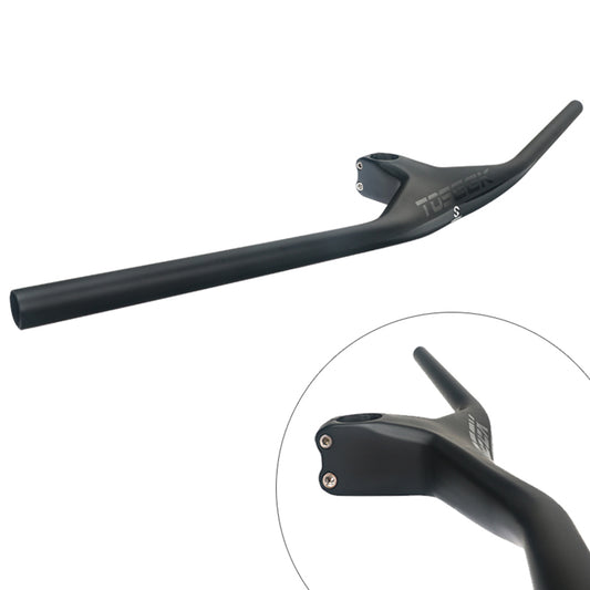 TOSEEK Full Carbon Fiber Matte Finish One-Piece Free Welding Handlebar (80*740mm)