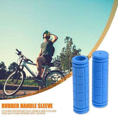 2Pcs/Set Anti-Skid Rubber Bicycle Grips Handlebar Soft Ultralight Grips