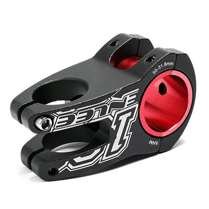 ENLEE 31.8-35 x 50mm Aluminum Alloy Bike Stem Mountain Bike Hollow MTB Bicycle Short Handlebar Stems Heightening Stems Cycling Parts