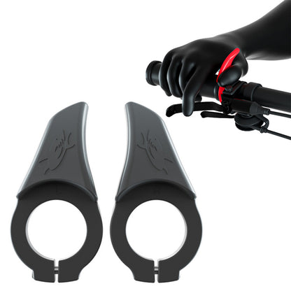 ENLEE 1 Pair Ergonomic MTB Bike Cycling Thumb Rest Handles Bicycle Anti-slip Lock Ring Auxiliary Handle