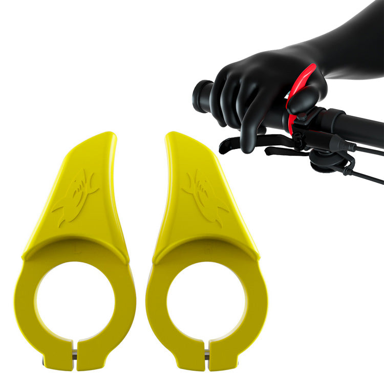 ENLEE 1 Pair Ergonomic MTB Bike Cycling Thumb Rest Handles Bicycle Anti-slip Lock Ring Auxiliary Handle