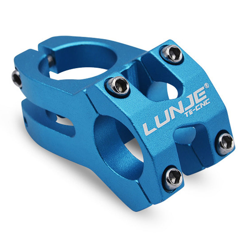 LUNJE XT-A089-2 Aluminum Alloy MTB Bike Stem Hollow Bicycle Handlebar Stem, 25.4mm