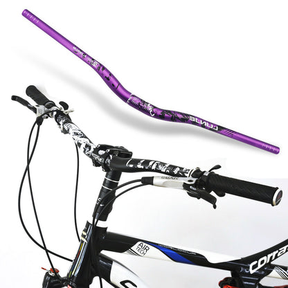 LUNJE 720-780mm Downhill Racing Bike Wider Handle Bar Mountain Road Bike Colorful Handlebar