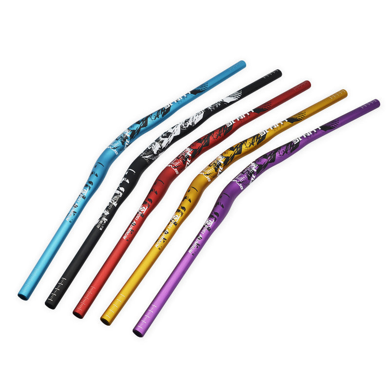 LUNJE 720-780mm Downhill Racing Bike Wider Handle Bar Mountain Road Bike Colorful Handlebar