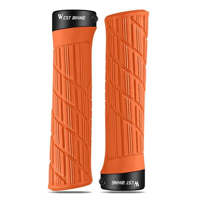 WEST BIKING YP0804063 One Pair Bike Handlebar Grips Non-slip Bicycle Handlebar Grips Cover for Mountain Bike Scooters Road Bike BMX MTB